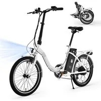 VECOCRAFT E-Bike Faltrad 20 Zoll Klapprad Elektrofahrrad Pedelec 36V 7.8/13Ah Akku, NEMESIS, 6 Gang Shimano, Kettenschaltung, Heckmotor, 468 Wh, (55-80km), Pedelec, E-Citybike mit Tiefeinstieg für Damen & Herren,bis zu 120KG