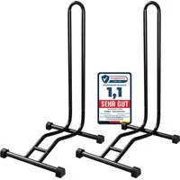 Wellgro Fahrradhalter 2 x Fahrradständer - Fahrradhalter - Stahl - sicherer Stand