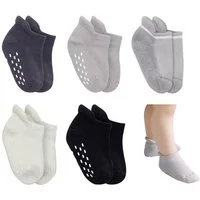 bistyle Sneakersocken (4er Pack) Frottee ABS für Babys Jungen Mädchen Babysocken Kurzsocken (Set, 4-Paar, 4er-Pack) Anti-Rutsch, Plüsch, GOTS zertifiziert 6-12 Monate bis 2-3 Jahre