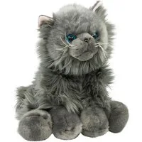 Teddys Rothenburg Kuscheltier Perserkatze 26 cm sitzend grau Katze Plüschkatze Stofftier (Stoffkatze, Plüschtier, Kätzchen, Perserkatze)
