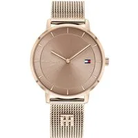 Tommy Hilfiger Quarzuhr TEA 1782287, Armbanduhr, Damenuhr, Edelstahlarmband