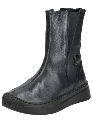 softinos Stiefel "softinos Stiefelette Leder/Textil"