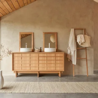 Waschtischunterschrank Miu aus Eiche 170