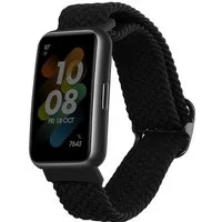 kwmobile Uhrenarmband Armband für Huawei Band 7, Nylon Fitnesstracker Sportarmband Band - Innenmaße von 15 - 18,5 cm