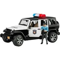 Bruder® Spielzeug-Auto Jeep Wrangler Rubicon Unlimited Polizei/Figur/L+S (02526)