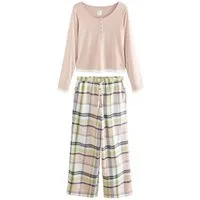 Next Pyjama Langärmeliger Schlafanzug in Lagenoptik (2 tlg)