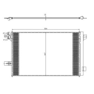NRF Klimakondensator + Trockner VW Transporter T6 2,0