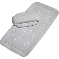 Kleine Wolke Wanneneinlage Calypso, B: 36 cm, L: 72 cm, Set, 2-tlg., Badewannenkissen