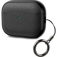 FOUORTUNATE-BEE Kopfhörer-Schutzhülle für AirPods Pro 3 Hülle Soft TPU Hülle mit Handschlaufe, Leder-Touch-Design, Baumtextur Airpods Pro 3 Case