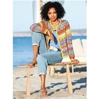 heine Strickjacke Strickjacke Langarm Jacquard