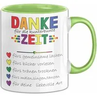 Trendation Tasse Erzieherin Abschiedsgeschenk Tasse Abschied Kindergarten Geschenkidee
