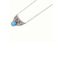Firetti Kette mit Anhänger Schmuck Geschenk Silber 925 Halsschmuck Halskette Venezianer, mit Türkis
