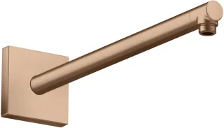 Hansgrohe Brausearm DN15 390mm eckig Axor Brushed Red Gold 26436310