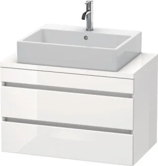 Duravit DuraStyle Konsolenwaschtischunterbau wandhängend Weiß Hochglanz 800x478x512 mm - DS530702222 DS530702222
