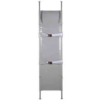 Klappbare Krankentrage gemäß DIN 13024, aus Aluminium