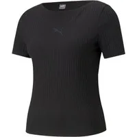 PUMA T-Shirt Puma Damen T-Shirt HER Ribbed Slim Tee 531917