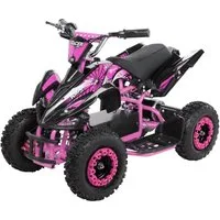 Actionbikes Motors Elektro-Kinderquad Kinder Elektroquad Racer 1000 W 36 V Mini Quad, Belastbarkeit 45 kg, (1-tlg), bis 50 kg - Scheibenbremsen - Safety Touch System Fußschalter
