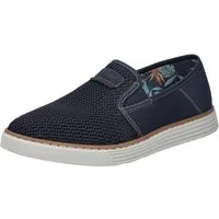 Rieker Slipper Espadrilles, Sommerschuh mit kontrastfarbenen Ziernähten