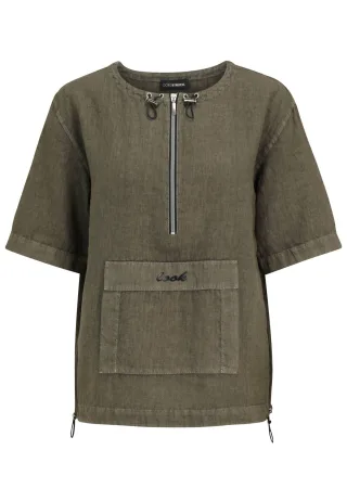 Doris Streich - Bluse khaki - Gr. - 48