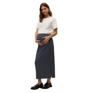 Mamalicious - Schlauchrock für Damen, Texturierter Strick, Umstandskleidung (Sturmwetter)