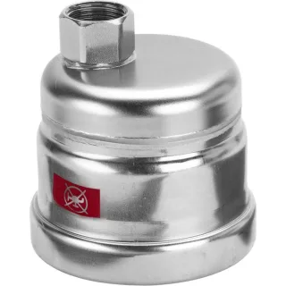 Viega Prestabo Verschlusskappe 598242 64 mm x Rp 3/4, Stahl unlegiert, verzinkt, SC-Contur