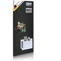 banjado Magnettafel aus Metall 75x30cm in weiß oder schwarz