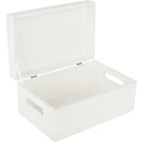 Creative Deco Aufbewahrungsbox mit Deckel 30x20x14 cm (1cm)