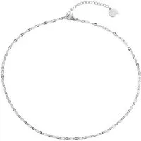 Hey Happiness Choker Rolo Kette Damen, Kurze Edelstahl Halskette ohne Anhänger, wasserfest