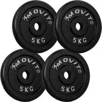 MOVIT Hantelscheibe, 20 kg, (4-tlg)