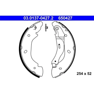 ATE Bremsbackensatz hinten Ford Transit
