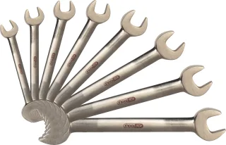KS Tools TITANplus Doppel-Maulschlüssel-Satz, 8-tlg - 965.0148