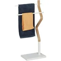relaxdays Handtuchständer Handtuchhalter stehend