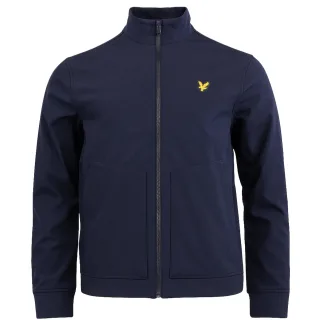 Lyle & Scott Herren Softshell-Jacke mit Stehkragen in Marineblau