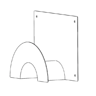 KWC Schlauchhalter, zu Reinigungsset 100.191, Edelstahl,10.77 Z 01 10.77 Z 01