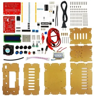 DIY 0-28V Adjustable DC Power Supply Kit Short Circuit Protection LCD Display Current Limiting Voltage Regulator Lab Tes