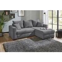 Jockenhöfer Gruppe Ecksofa Elmau L-Form, B: 235 cm, Liegef. 142x191 cm, mit Bettfunktion, Bettkasten & 2 Zierkissen