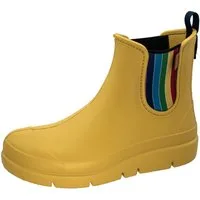 Fischer-Markenschuh Stella Gummistiefelette leicht, Regenbogen-Gummizug, EInlegesohle herausnehmbar, aus EVA