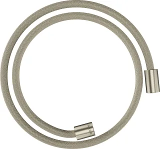 Hansgrohe Textilbrauseschlauch Axor 1250mm mit zylindrischen Muttern, brushed nickel, 28228820 28228820