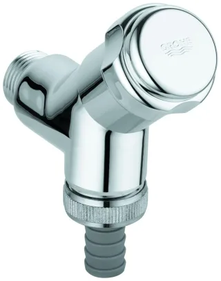 GROHE WAS-Anschlussv. Schrägsitzausf. 41010 Design-Gr. DN15 m. RV chrom 41010000