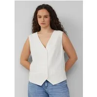 QS Funktionsweste Indoor-Weste Nadelstreifenweste