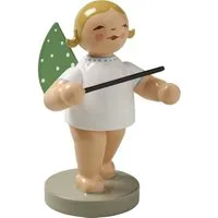 Wendt & Kühn Weihnachtsfigur Engel mit Taktstock 650/13, Haarfarbe zufällig blond oder braunhaarig