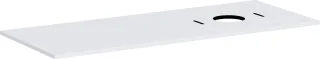 Hansgrohe Konsole Xilesa E 1375x550mm m.Ausschnitt re.f.Aufsatzwasch.o.Hl mattweiss, 54279700 54279700