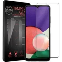 CoolGadget Schutzfolie Panzerfolie für Samsung Galaxy A22 5G, (9H Härtegrad, 2x Schutzglas, 1xReinigungset), Displayfolie Panzer Schutzfolie 2 Stück für Samsung A22 5G Glas Folie