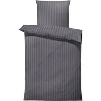 One Home Bettwäsche Damast, Mikrofaser, gestreift und elegant, 2 teilig