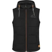 normani Funktionsweste Damen Winter-Steppweste Paihia Winddichte Winterweste mit Kapuze, Stehkragen und Seitentaschen