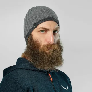 SALEWA - Ortles Wool Mütze - Grau (Gr.UNI58)
