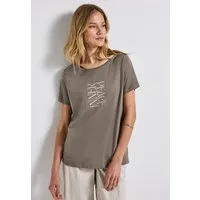 STREET ONE Shirttop mit Wording Print