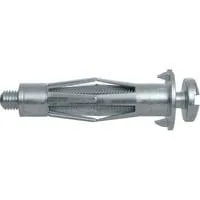 Hohlraum-Metalldübel HM 4x32 S silber, 50 Stück, mit metrischer Schraube