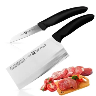Zwilling Messerset, Silber, Metall, Rechteckig, rostfrei, Kochen, Küchenmesser, Messersets