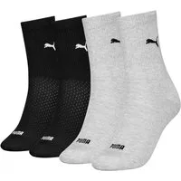 PUMA Socken PUMA WOMEN SOCK 4P ECOM (4er-Pack) mit unterstützender Fußgewölbestruktur